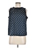 Ann Taylor LOFT 100% Polyester Blue Sleeveless Blouse Size M - photo 1