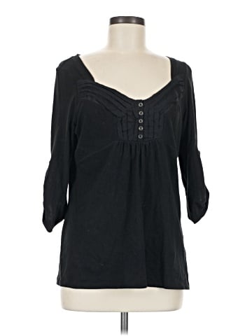 DKNY Jeans Long Sleeve Henley (view 1)