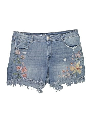 Terra & Sky Denim Shorts (view 1)