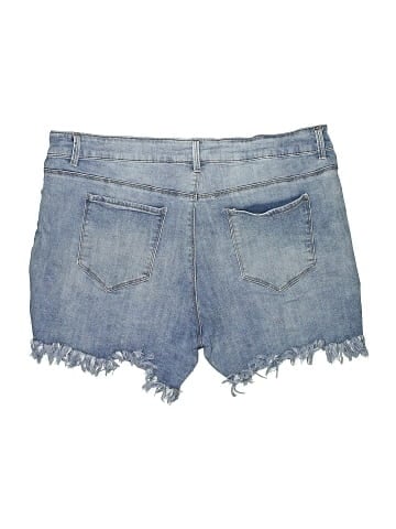 Terra & Sky Denim Shorts (view 2)