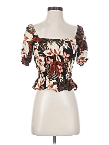 Patrons of Peace Short Sleeve Blouse (view 1)