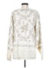 Holiday Time Paisley Ivory Pullover Sweater Size 5 - photo 2