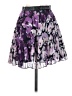 BCBGeneration 100% Recycled Polyester Floral Purple Casual Skirt Size 0 - photo 1