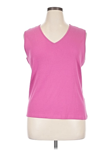 Casual Corner Sleeveless T-Shirt (view 1)