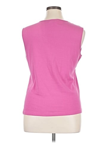 Casual Corner Sleeveless T-Shirt (view 2)