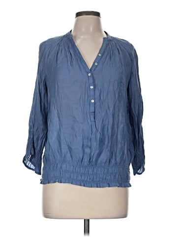Zara Basic 3/4 Sleeve Blouse (view 1)