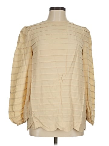 Tory Burch Long Sleeve Silk Top (view 1)