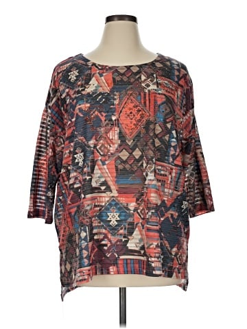 Onque 3/4 Sleeve Blouse (view 1)