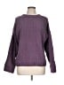 dip 100% Polyester Solid Purple Pullover Sweater Size L - photo 1