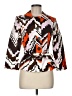 Walter Print Red Orange Jacket Size 8 - photo 1