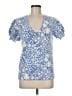 Boden Blue Short Sleeve Blouse Size M - photo 1
