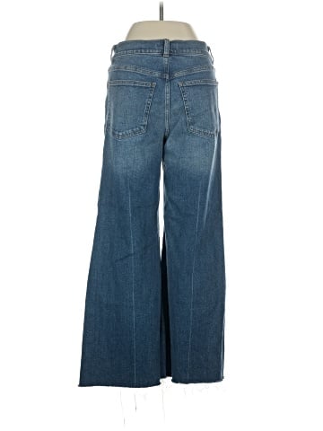 Madewell Flared Wide-Leg Crop Jeans in Oneida Wash (view 2)