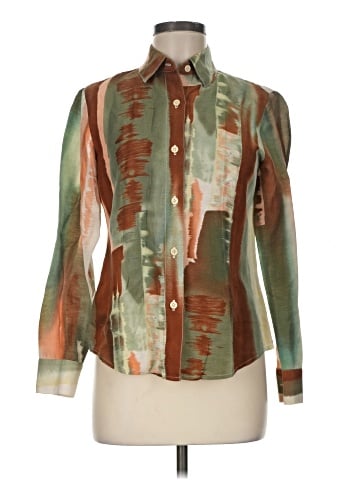 Linda Allard Ellen Tracy Long Sleeve Blouse (view 1)
