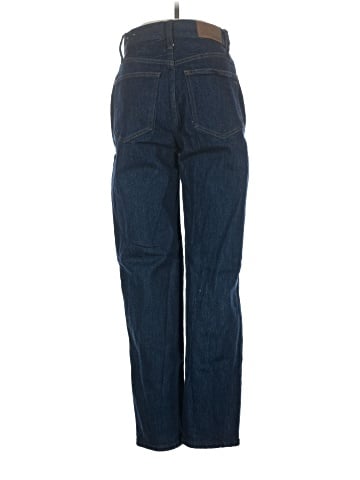 Madewell The Perfect Vintage Straight Jean in Greenhaven Wash: Seamed Version (view 2)