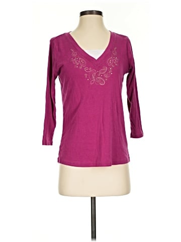 Basics 3/4 Sleeve Top (view 1)