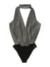 Charlotte Russe 100% Polyester Silver Bodysuit Size S - photo 1