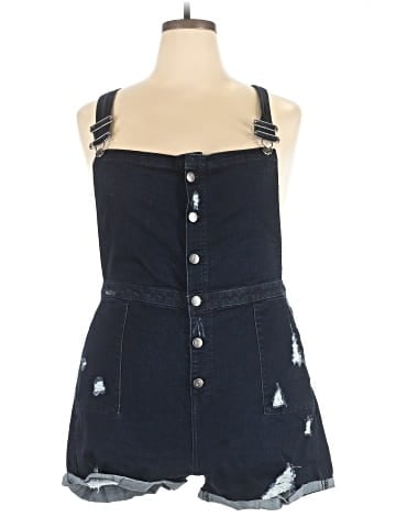 No Boundaries Overall Shorts (view 1)