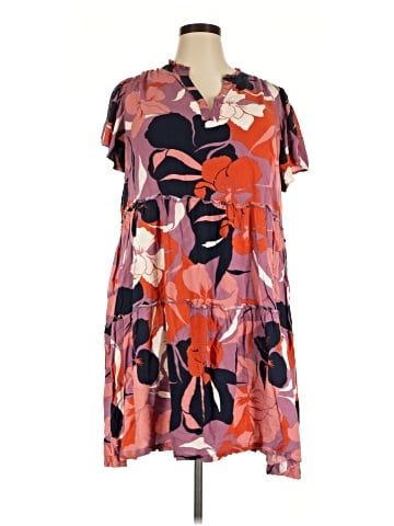 Terra & Sky Casual Dress (view 1)
