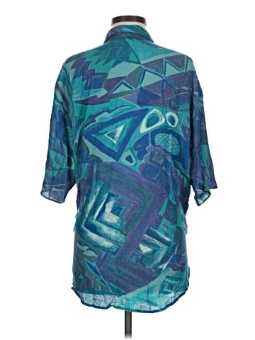 Carole Little 3/4 Sleeve Button-Down Shirt (view 2)