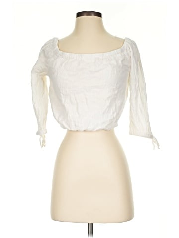 Roxy 3/4 Sleeve Blouse (view 1)