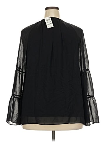 JM Collection Long Sleeve Blouse (view 2)