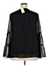 JM Collection 100% Polyester Black Long Sleeve Blouse Size XXL - photo 2