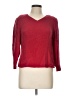 Talbots 100% Silk Red 3/4 Sleeve Top Size 10 Petite - photo 1