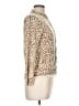 J.Crew 100% Merino Wool Animal Print Tan Wool Pullover Sweater Size L - photo 4