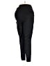 a:glow Solid Black Active Pants Size Lg Maternity - photo 1