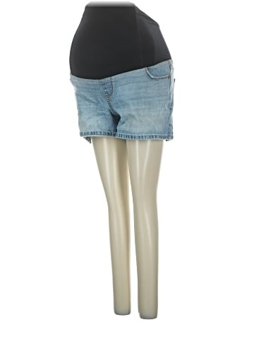 Isabel Maternity Denim Shorts (view 1)