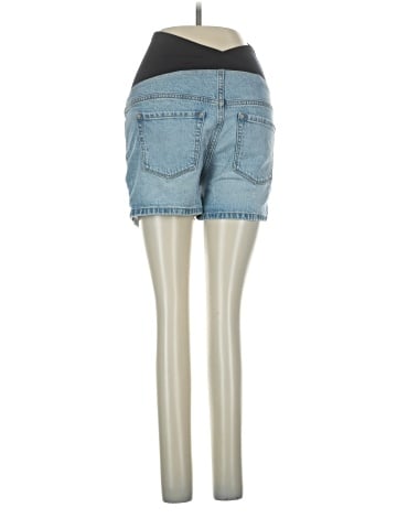 Isabel Maternity Denim Shorts (view 2)
