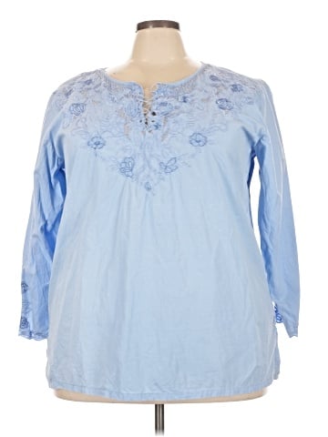Together 3/4 Sleeve Blouse (view 1)