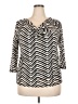 George 100% Polyester Ivory 3/4 Sleeve Top Size 20 - photo 1