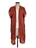 Francesca's 100% Cotton Orange Kimono Size S (estimated) - photo 1
