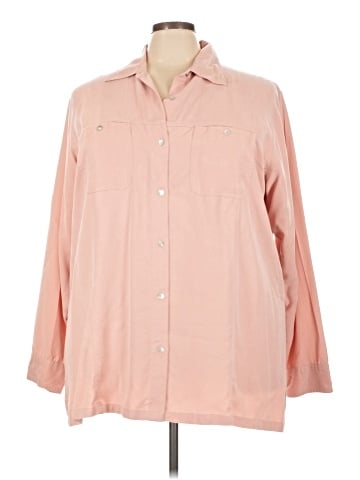 Monterey Bay Clothing Company 3/4 Sleeve Button-Down Shirt (view 1)
