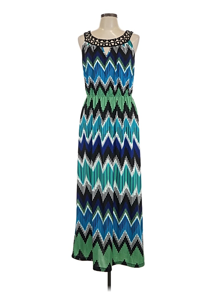 Pre-owned Ab Studio Casual Dress In Blue