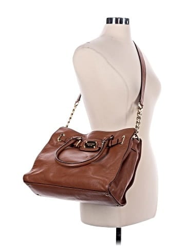 MICHAEL Michael Kors Leather Satchel (view 2)
