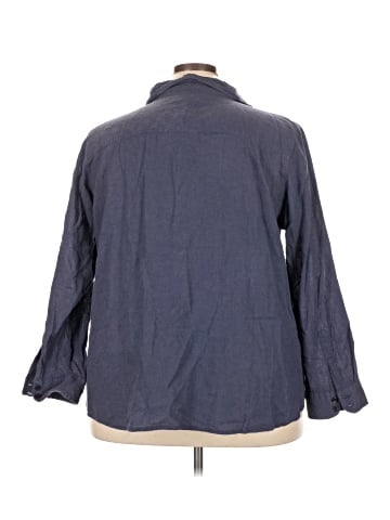 D&Co. 3/4 Sleeve Button-Down Shirt (view 2)