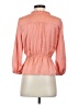 J.Crew 100% Polyester Orange 3/4 Sleeve Blouse Size 2 (petite) - photo 2