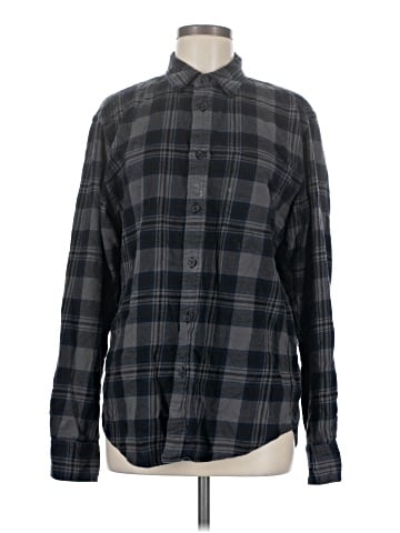 Uniqlo Long Sleeve Button-Down Shirt (view 1)
