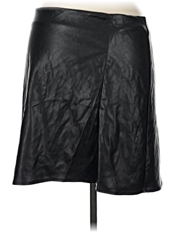 Old Navy Faux Leather Skirt (view 2)