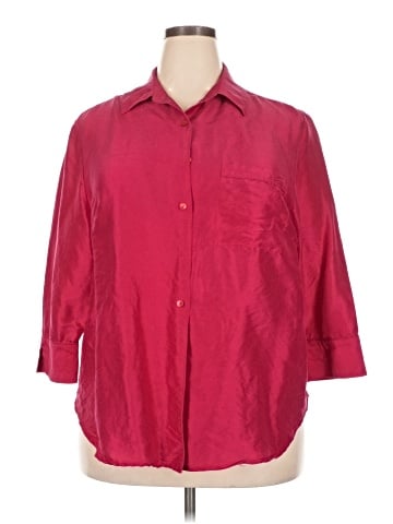 Preston & York 3/4 Sleeve Button-Down Shirt (view 1)