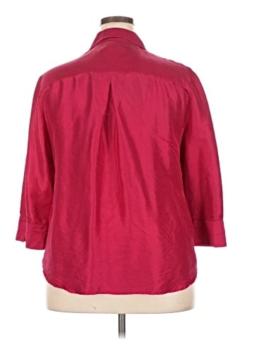 Preston & York 3/4 Sleeve Button-Down Shirt (view 2)
