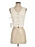 Wilfred 100% Polyester Ivory Vest Size 0 - photo 1
