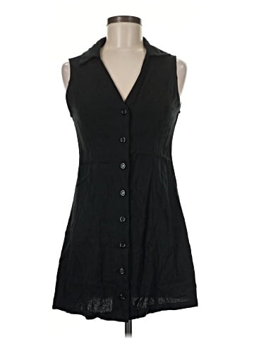 Monteau Sleeveless Button-Down Shirt (view 1)