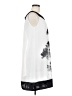 Connected Apparel 100% Polyester Graphic White Casual Dress Size 8 - photo 4