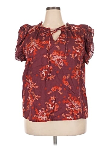 Chelsea & Theodore Short Sleeve Blouse (view 1)