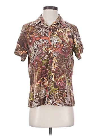 Gloria Vanderbilt Short Sleeve Blouse (view 1)