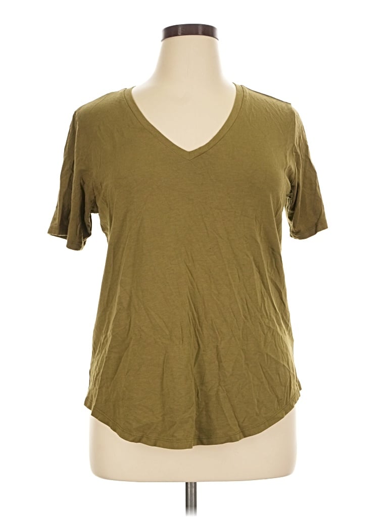 Pre-owned Universal Standard Short Sleeve T-shirt In Green