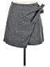 Wilfred Houndstooth Gray Wool Skirt Size 8 - photo 1